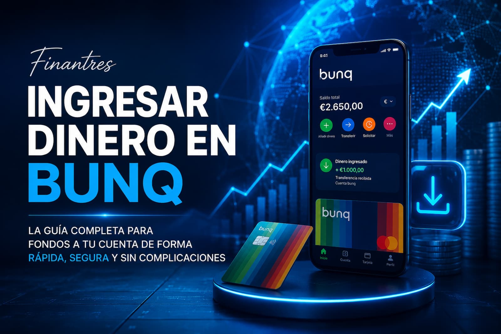 Ingresar dinero en bunq