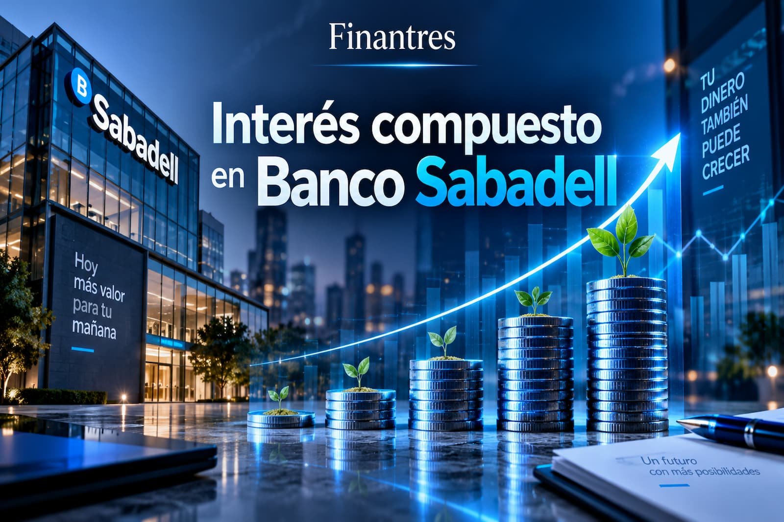 Interés compuesto en Banco Sabadell