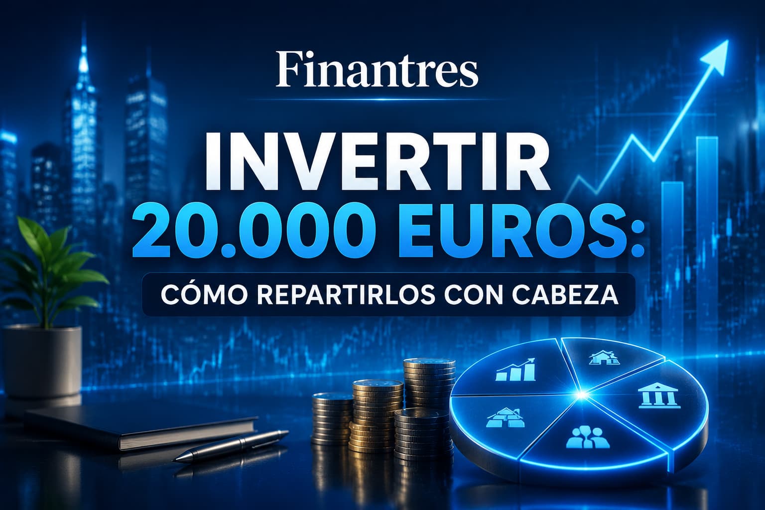 Invertir 20 000 euros cómo repartirlos con cabeza