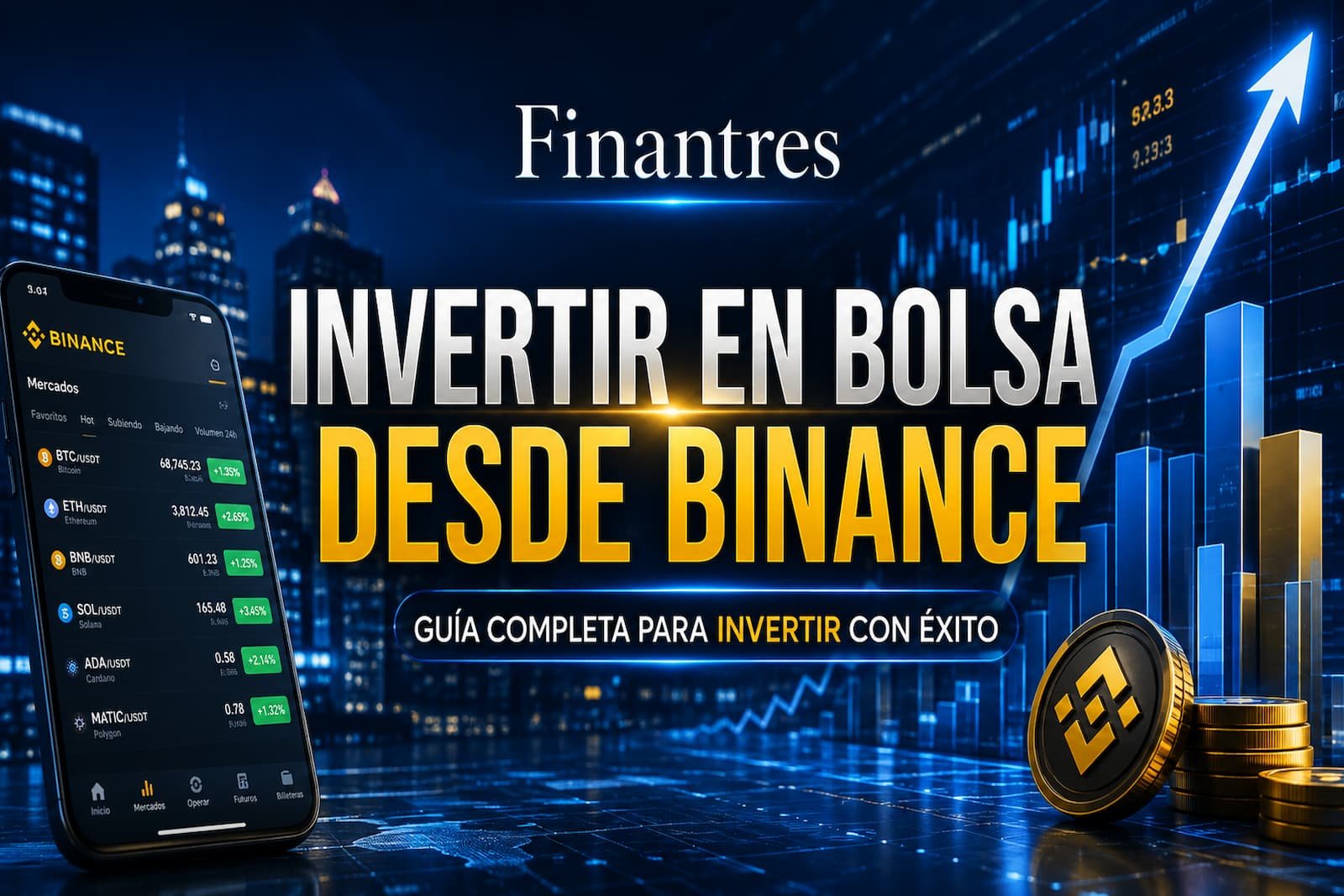Invertir en bolsa desde Binance