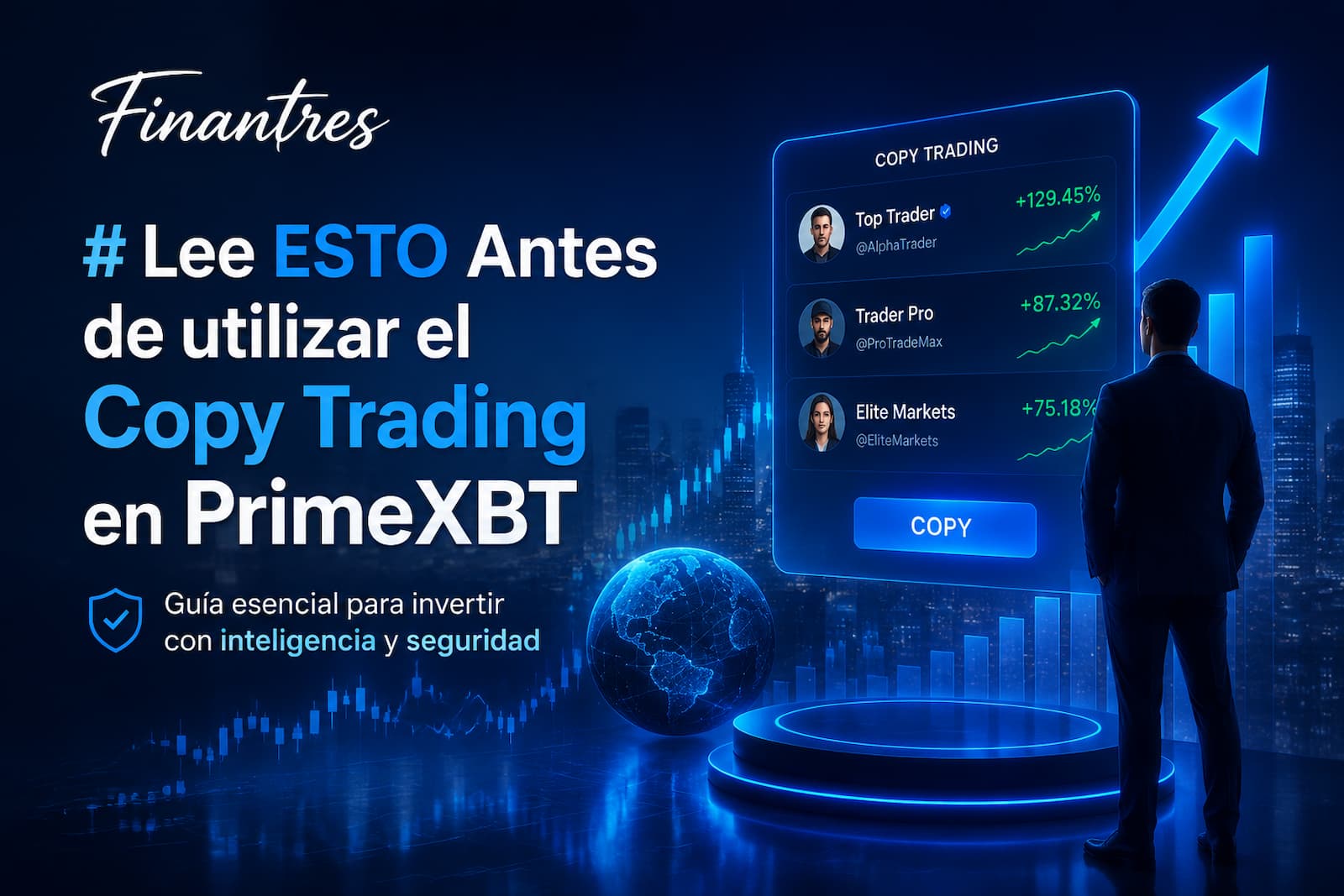 Lee ESTO Antes de utilizar el Copy Trading en PrimeXBT