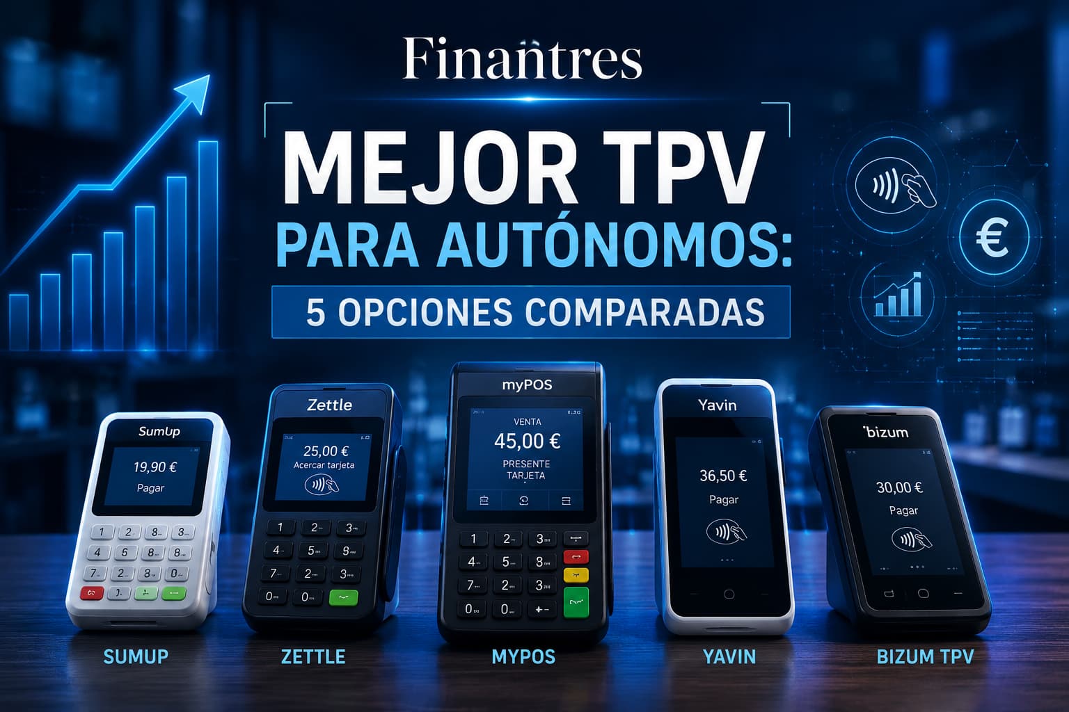 Mejor TPV para autónomos: 5 opciones según tu negocio
