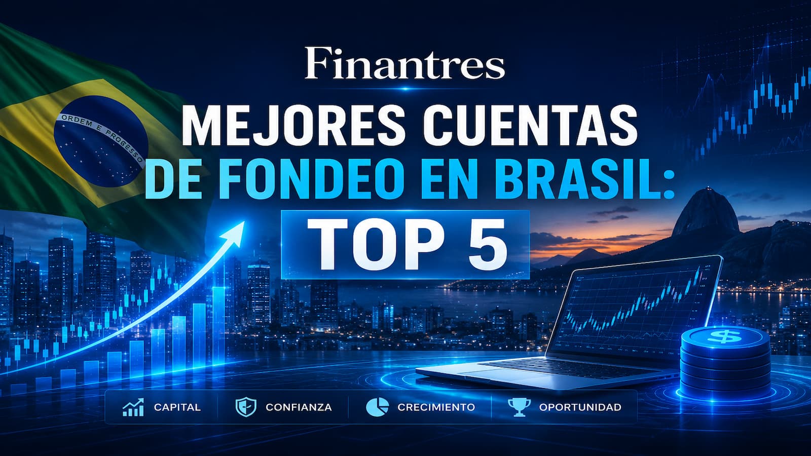 Mejores cuentas de fondeo en Brasil: 5 opciones para traders