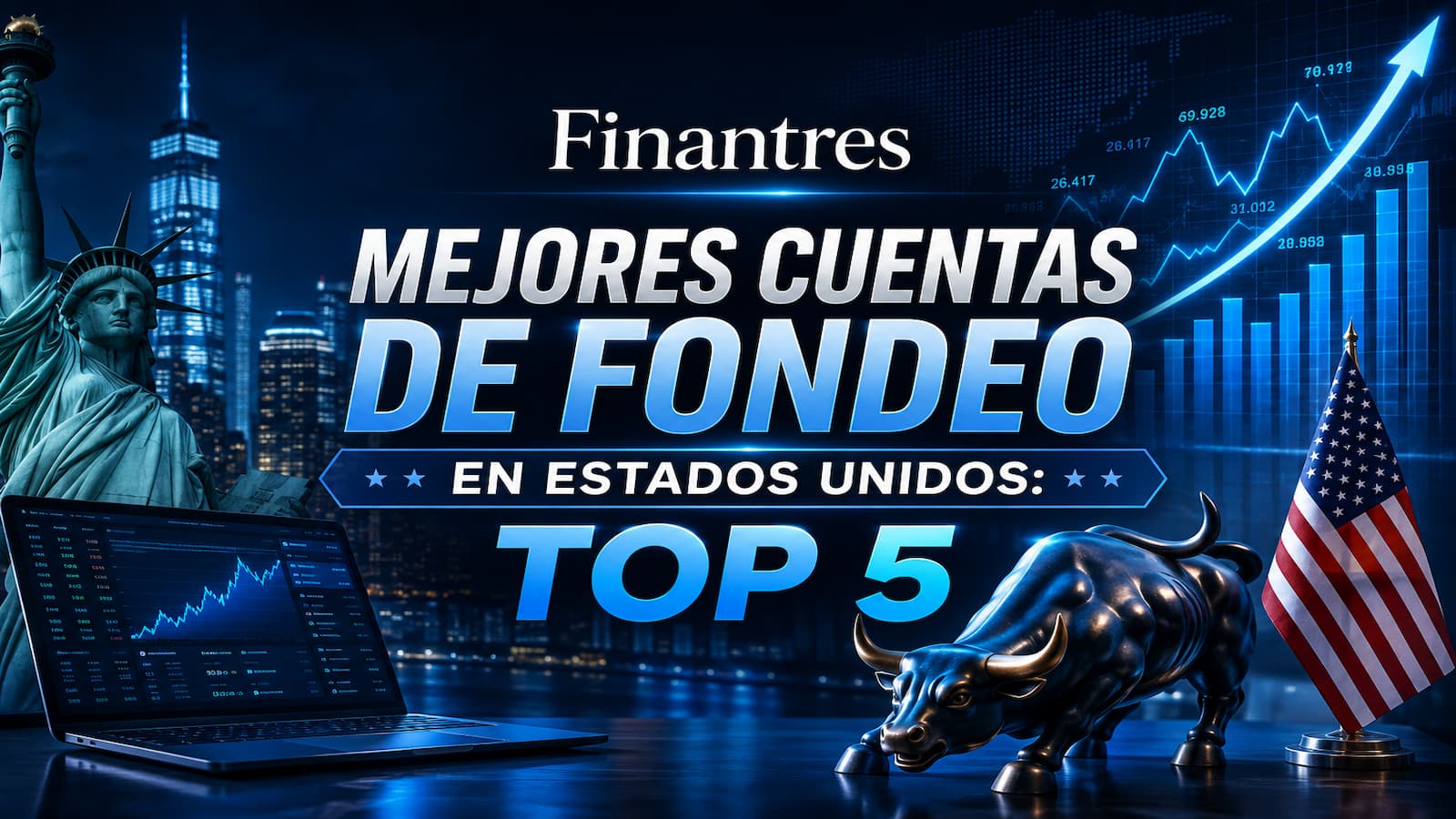 Mejores cuentas de fondeo en Estados Unidos: 5 opciones a comparar