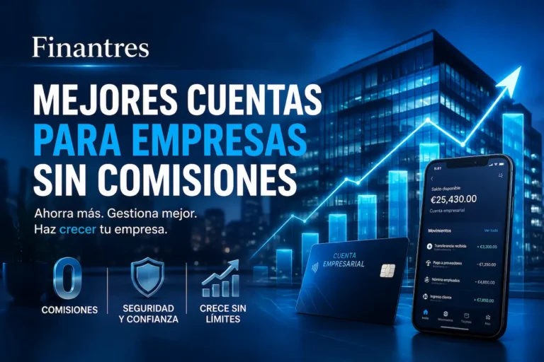 Mejores bancos y cuentas para empresas sin comisiones