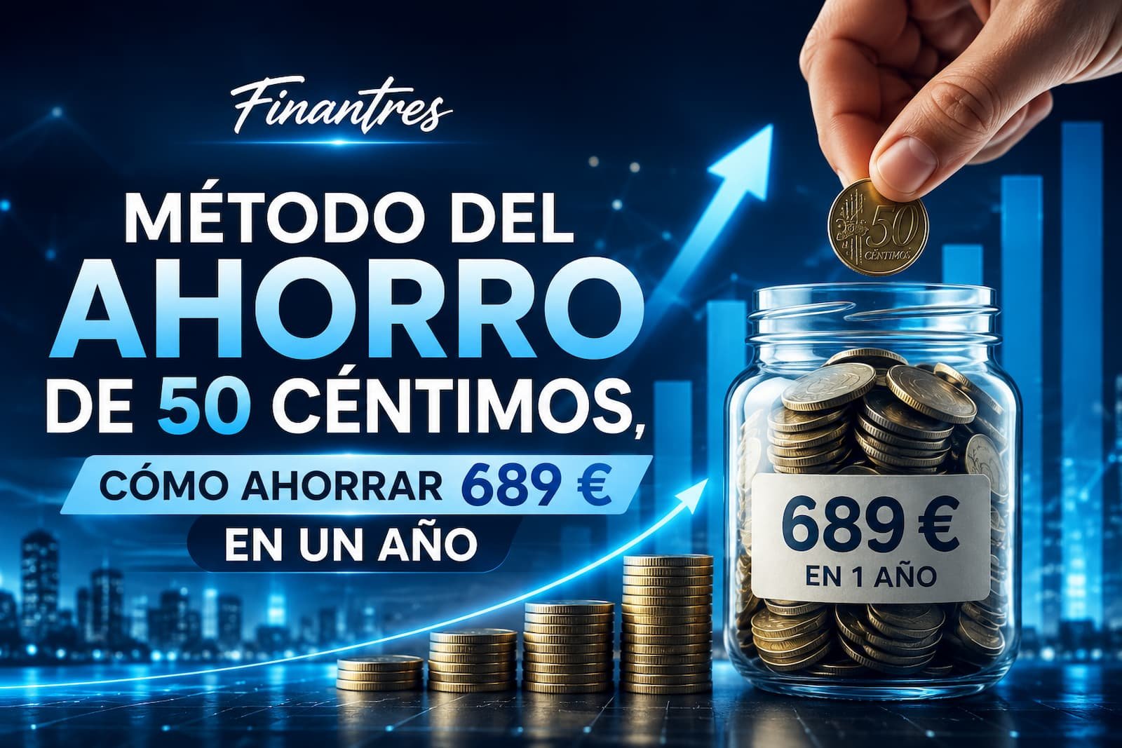 Método del ahorro de 50 céntimos cómo ahorrar 689 € en un año