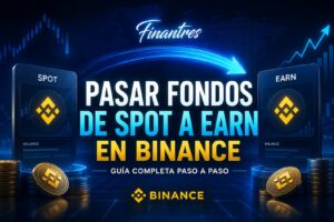 Pasar fondos de Spot a Earn en Binance