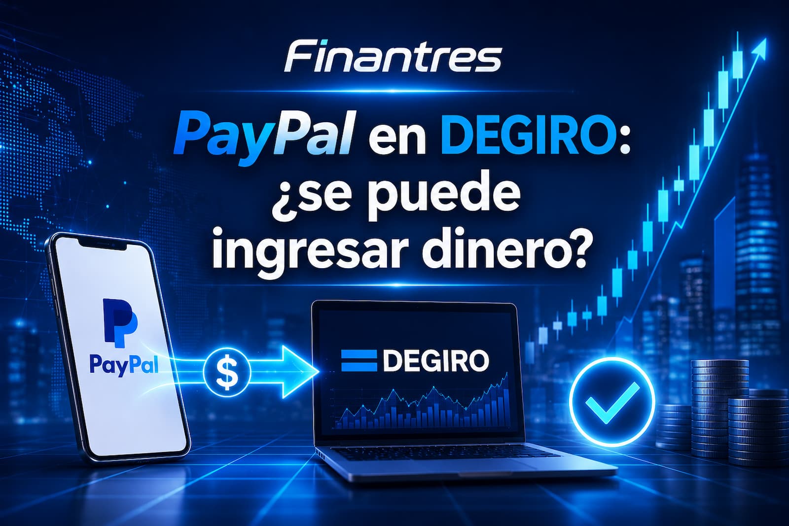 PayPal en DEGIRO: ¿se puede ingresar o retirar dinero?