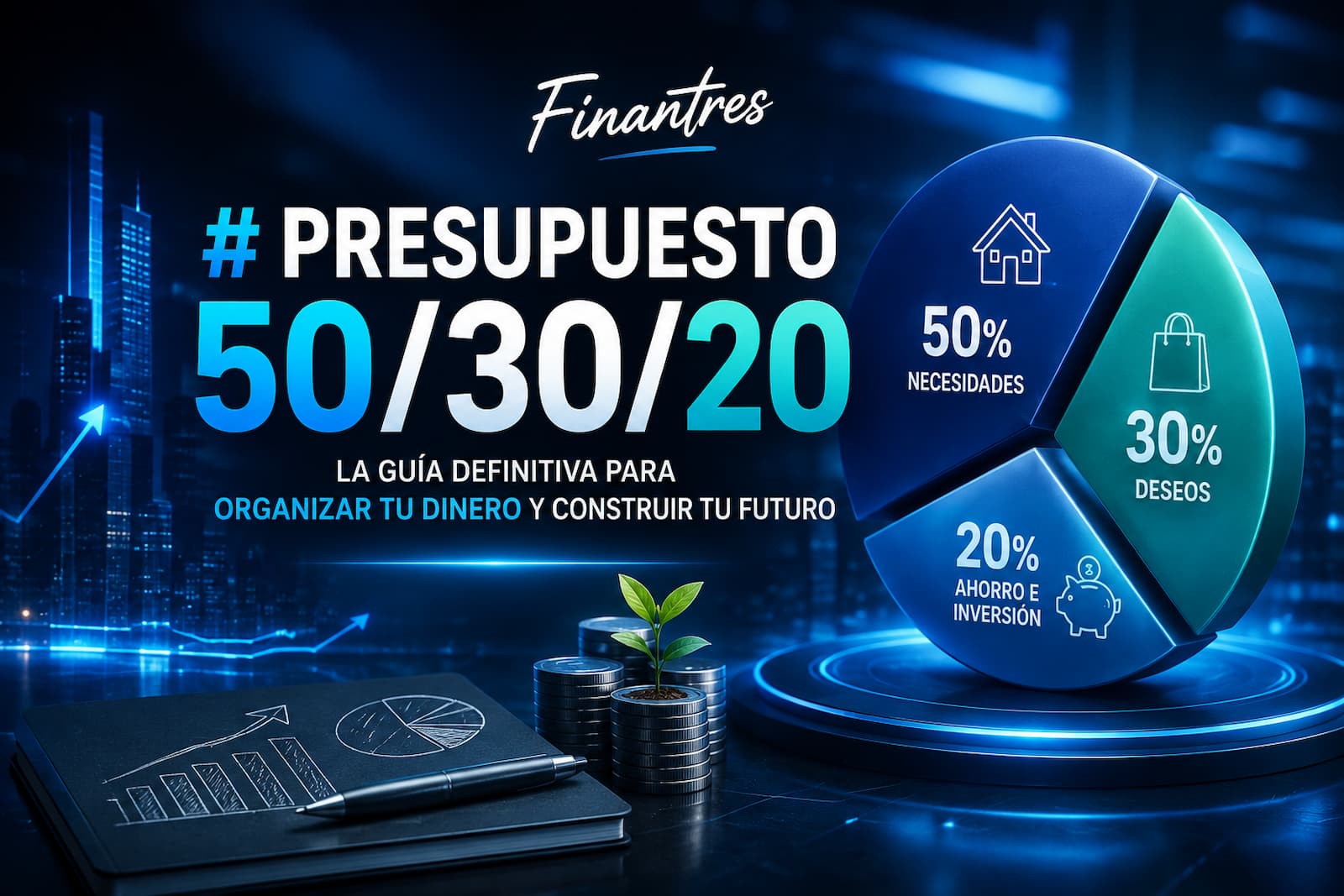 Presupuesto 50/30/20: cómo repartir tus ingresos sin complicarte