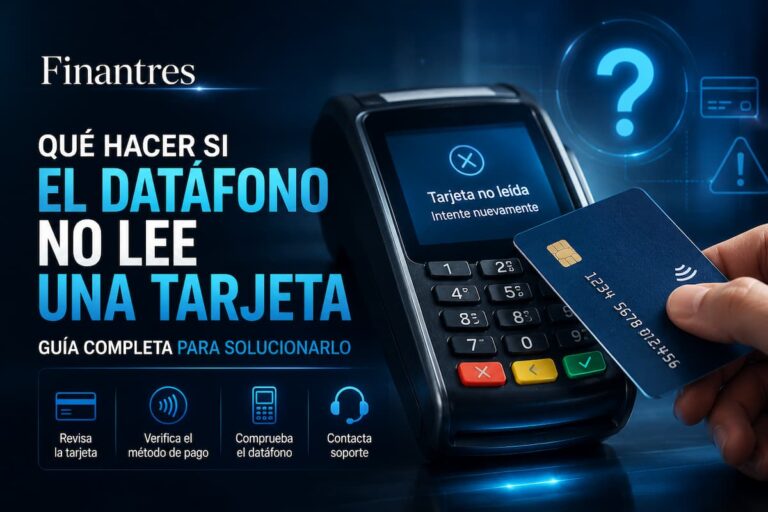 Qué hacer si el datáfono no lee una tarjeta
