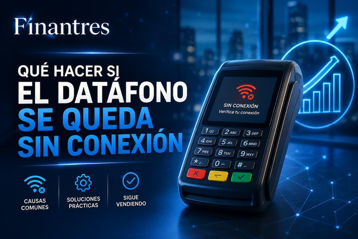 Qué hacer si el datáfono se queda sin conexión