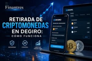 Retirada de criptomonedas en DEGIRO cómo funciona