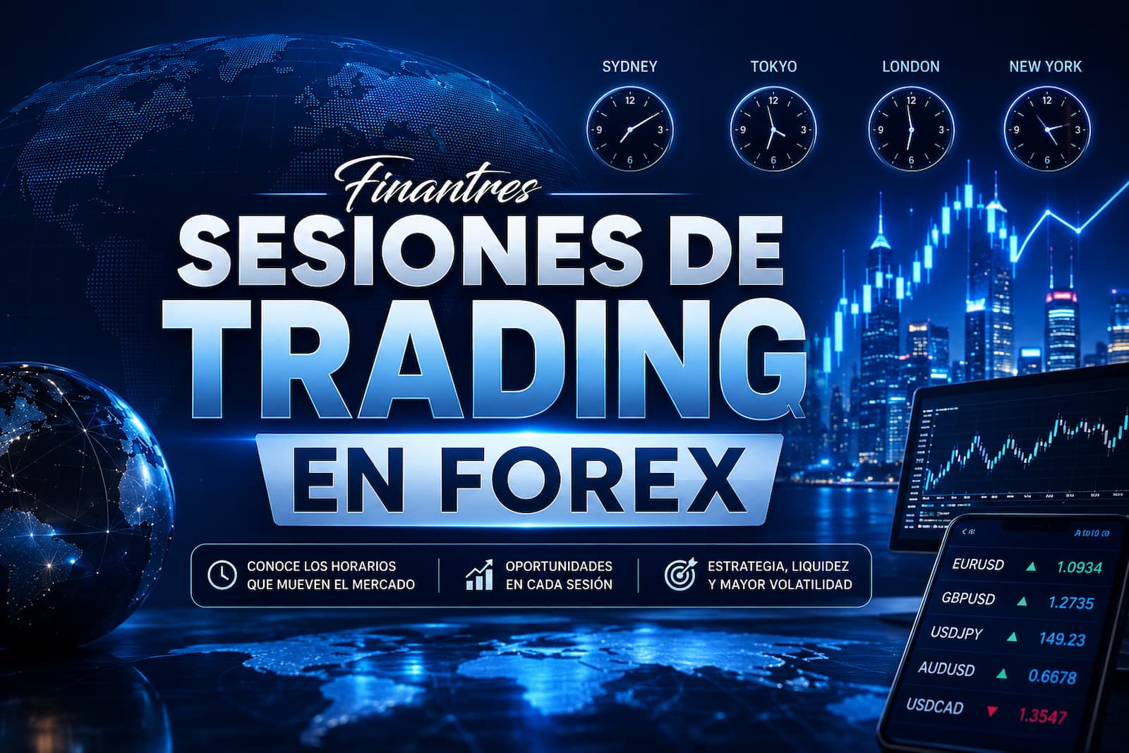 Sesiones de trading en Forex
