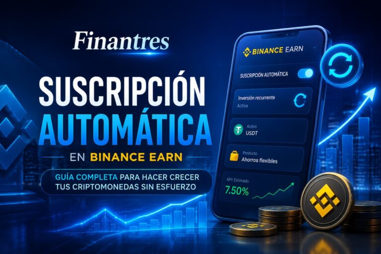 Suscripción automática en Binance Earn
