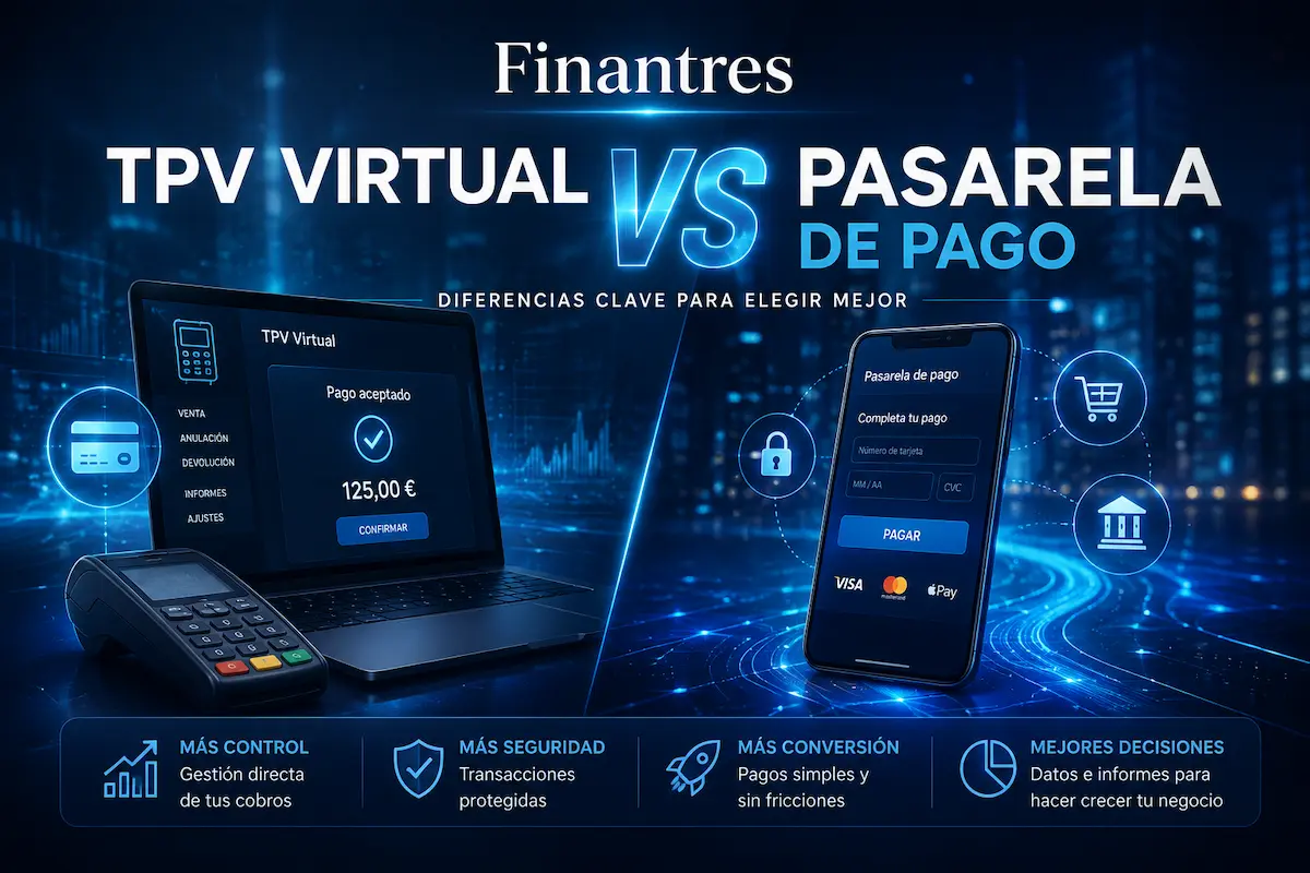 TPV virtual vs pasarela de pago