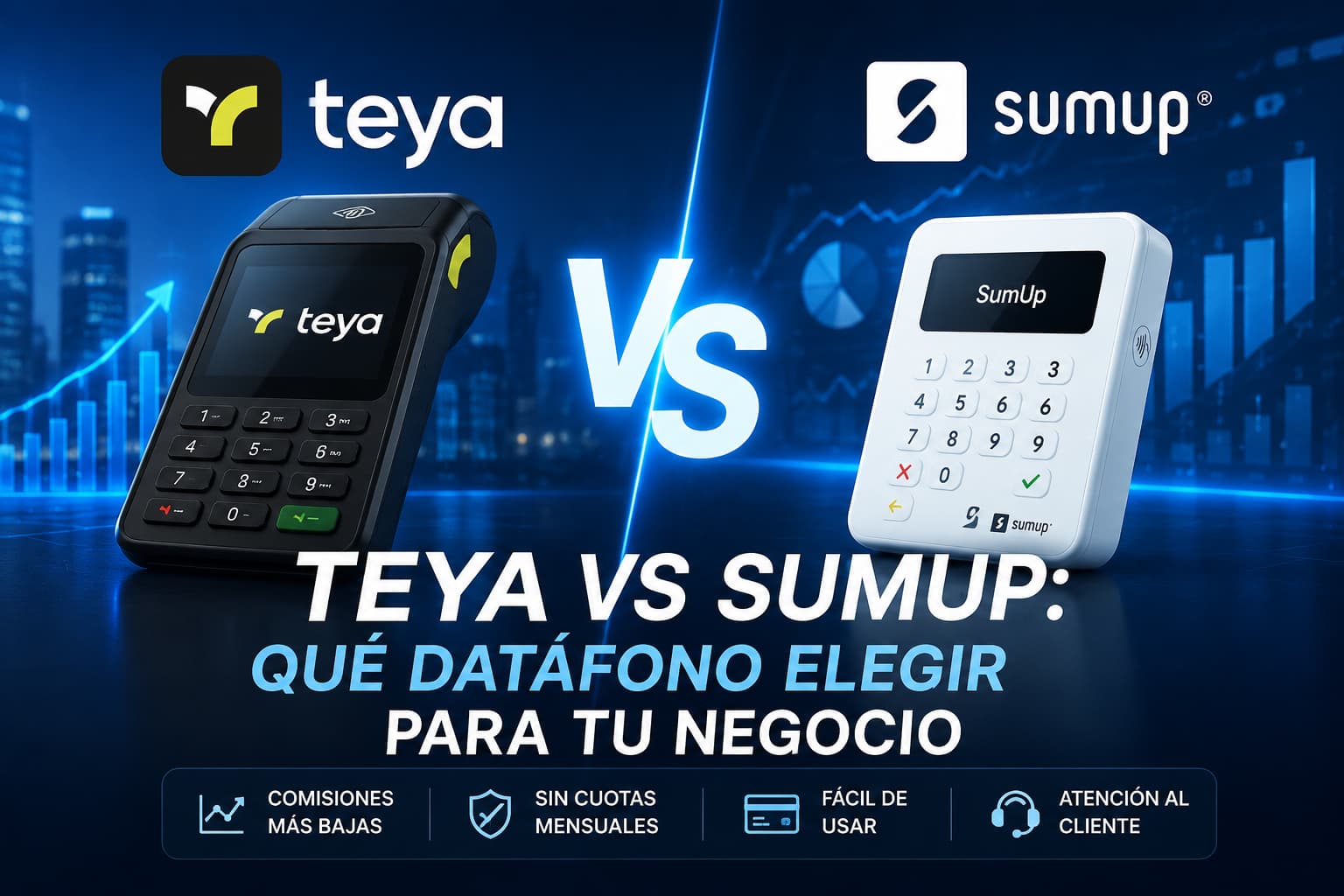 Teya vs SumUp qué datáfono elegir para tu negocio