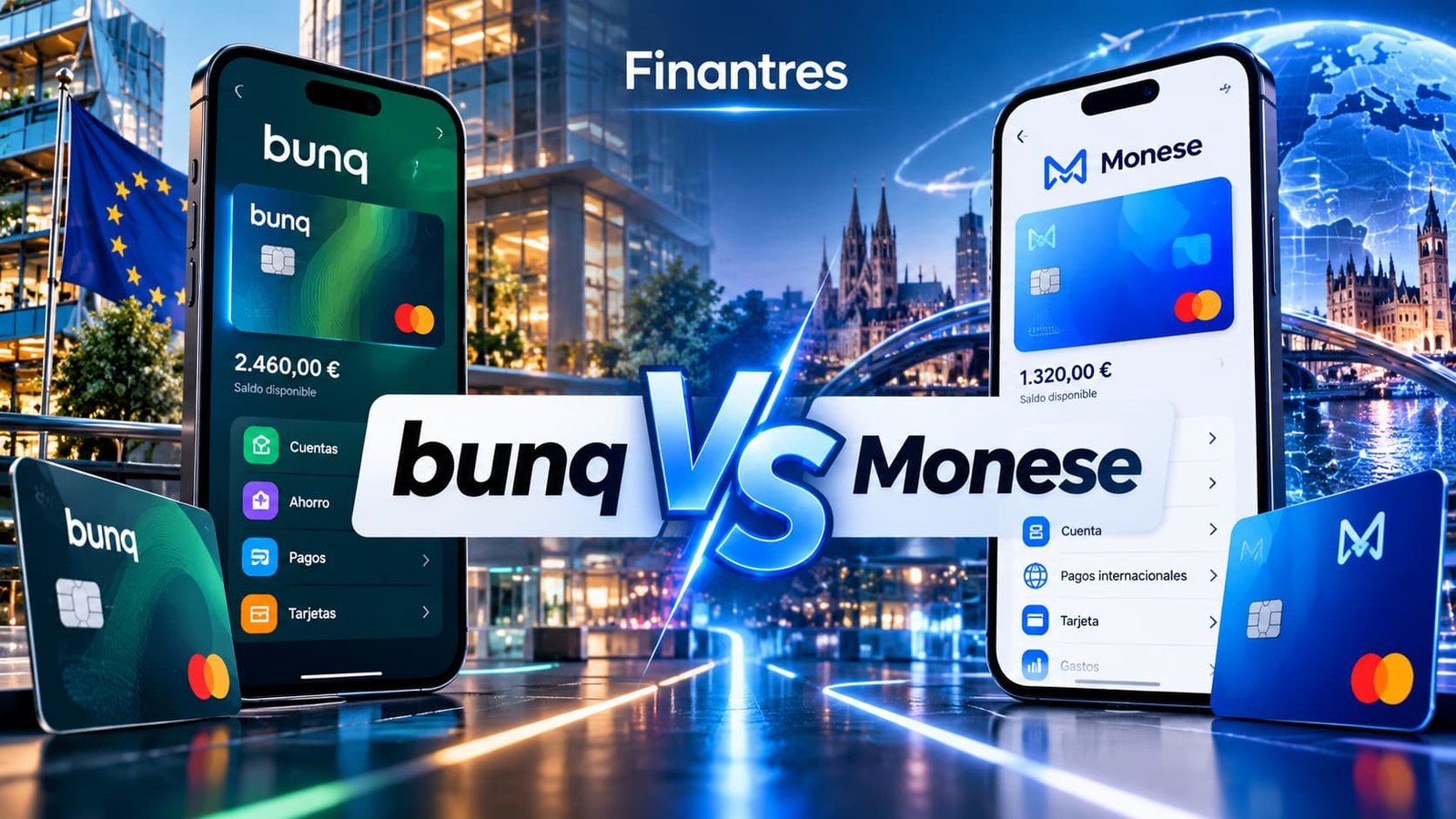 bunq vs Monese: ¿cuál es mejor para usar desde España?