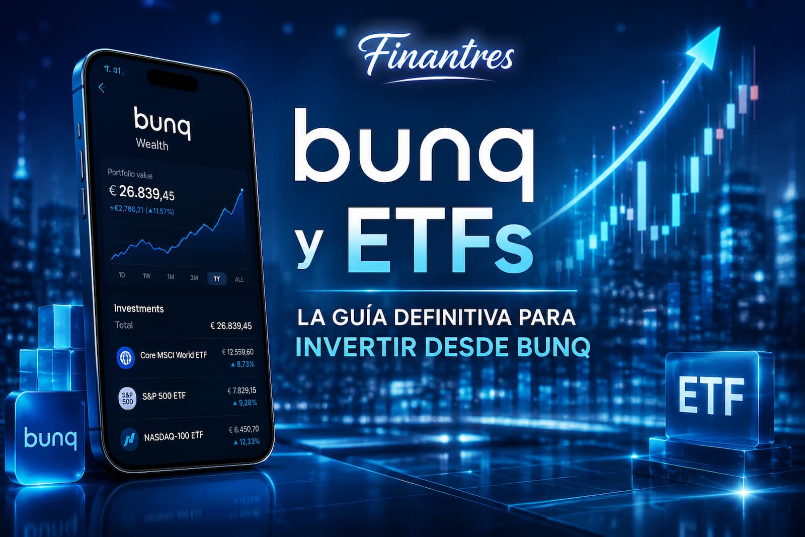 bunq y ETFs: ¿se puede invertir en fondos cotizados desde España?