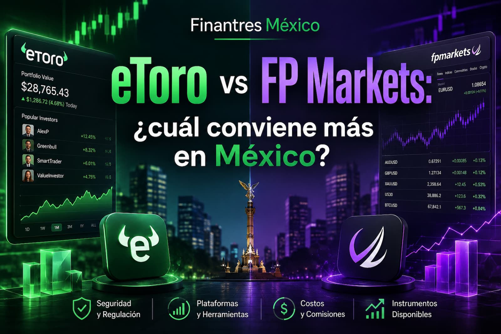 eToro vs FP Markets: ¿cuál conviene más en México?