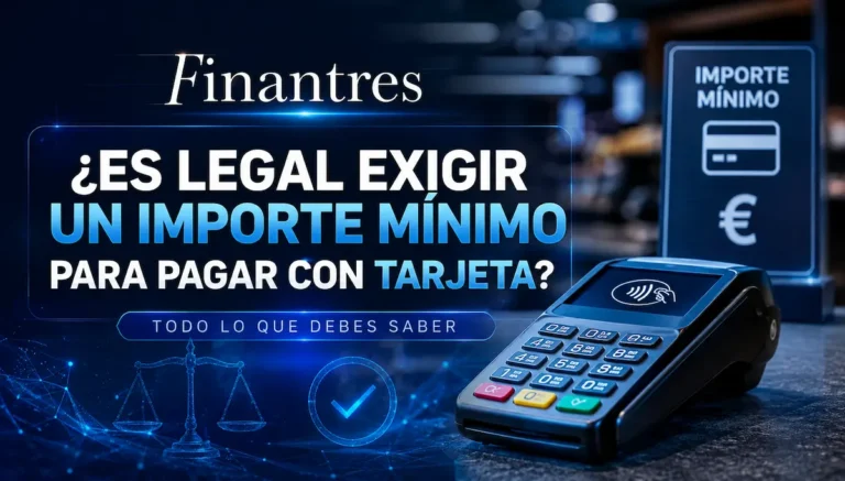 ¿Es legal exigir un importe mínimo para pagar con tarjeta?