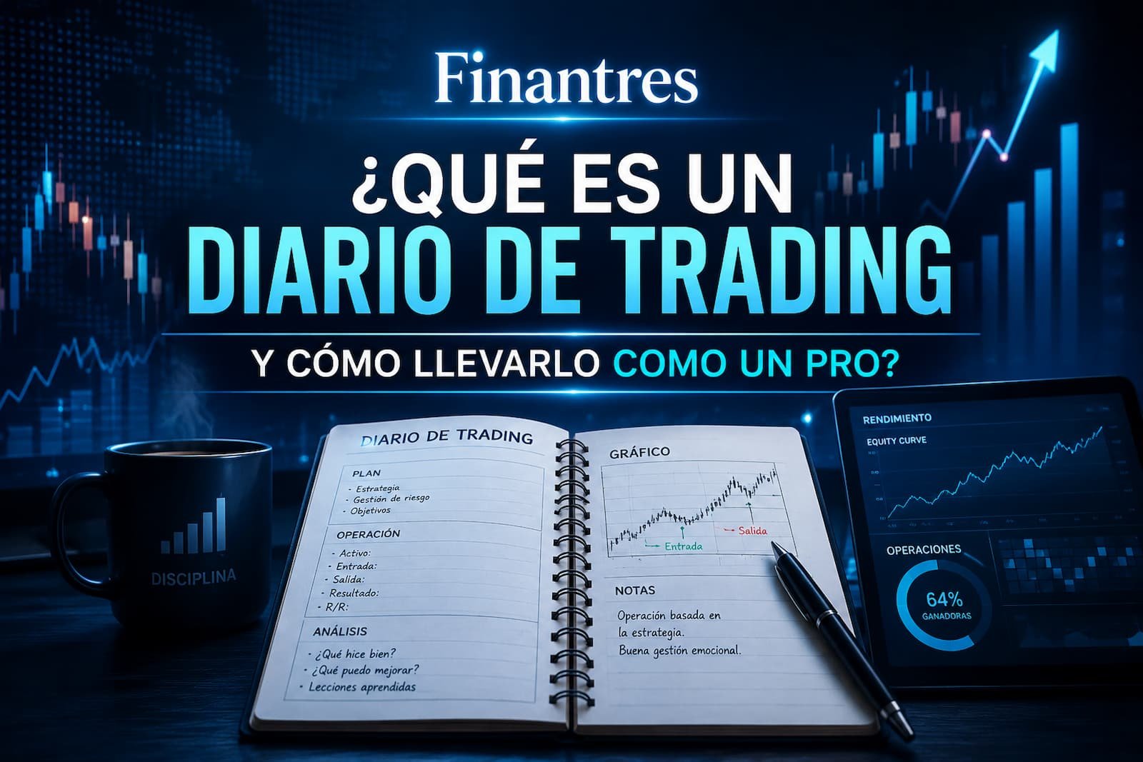 Diario de trading: qué es y cómo llevarlo paso a paso