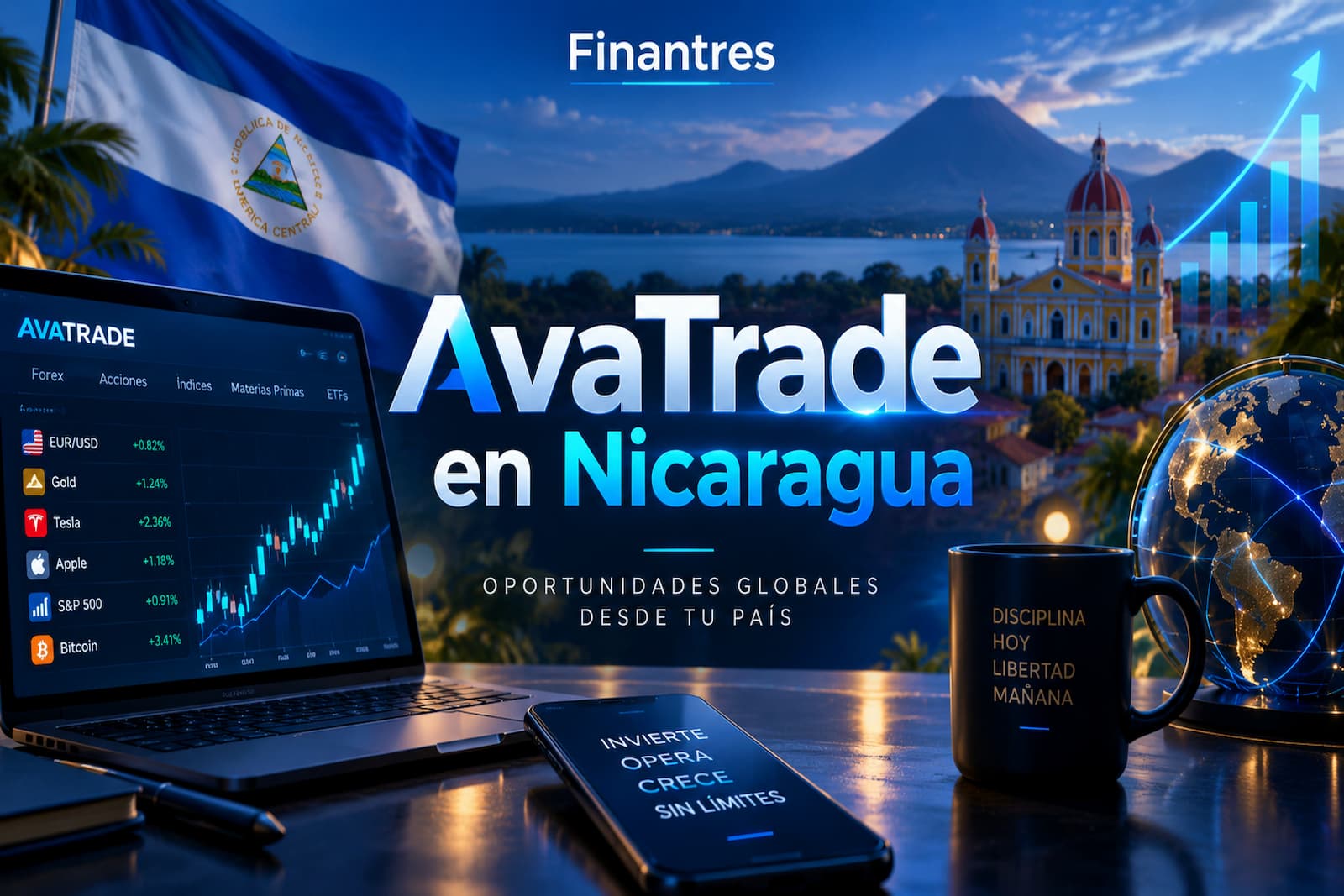 AvaTrade en Nicaragua: opiniones, regulación y cómo abrir una cuenta
