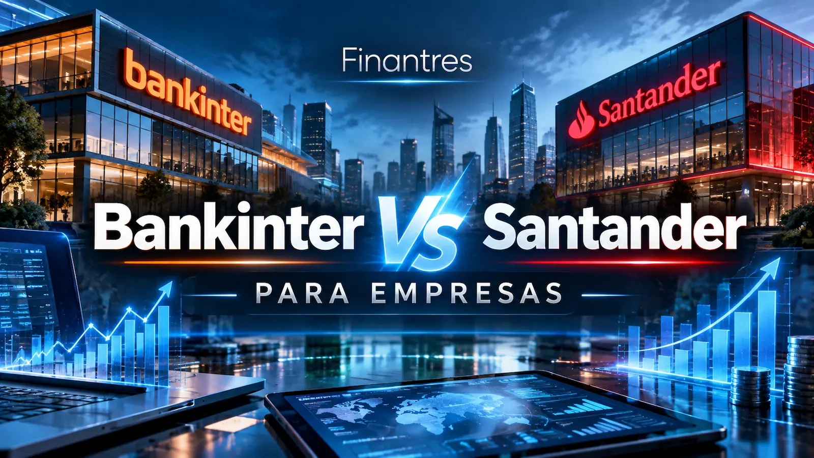 Bankinter vs Santander para empresas