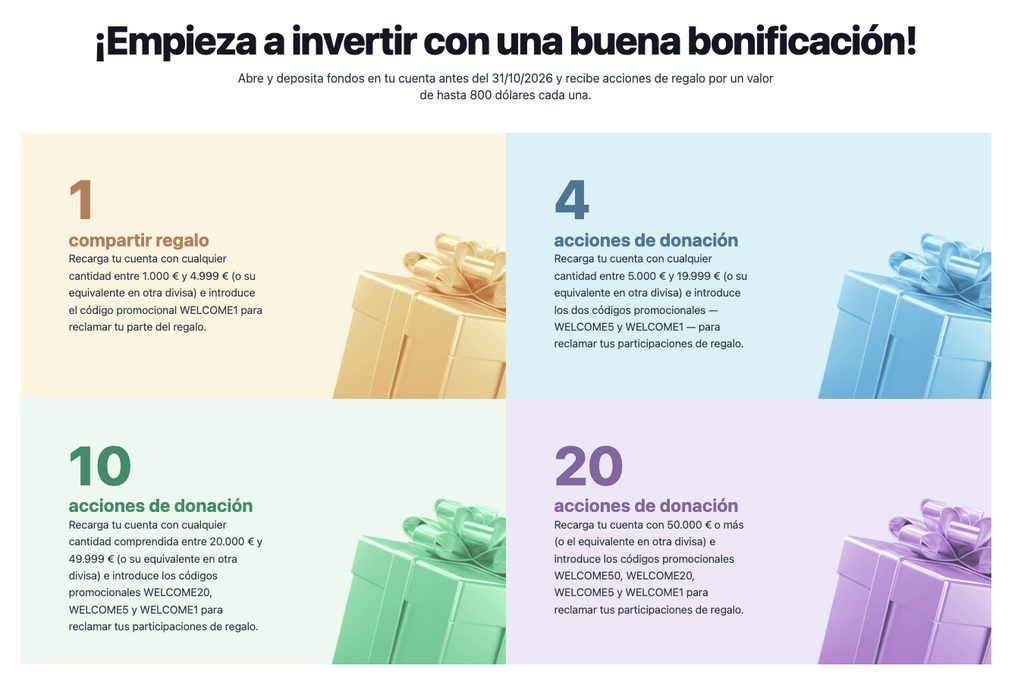 Bonificaciones Freedom24