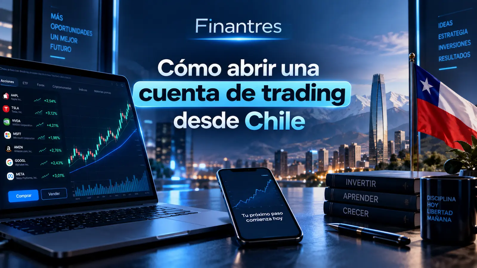 Cómo abrir una cuenta de trading desde Chile