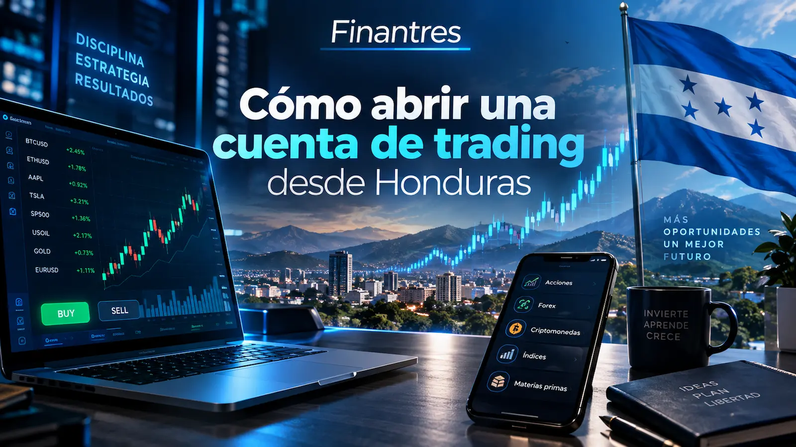 Cómo abrir una cuenta de trading desde Honduras