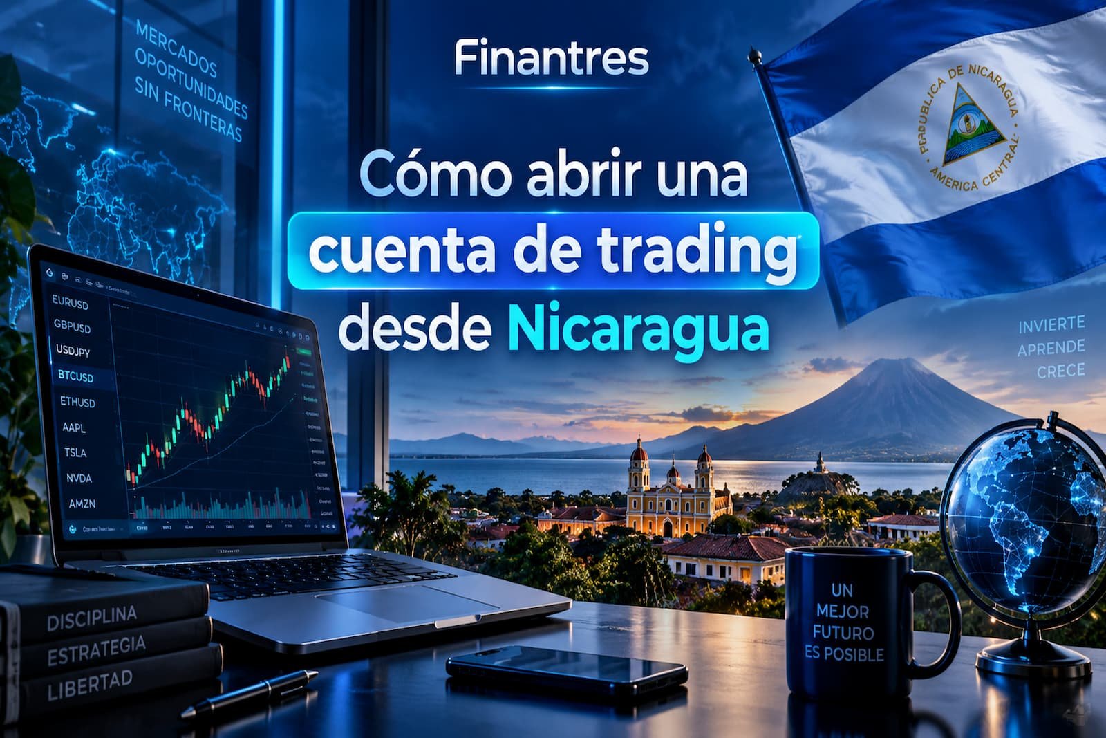 Cómo abrir una cuenta de trading desde Nicaragua