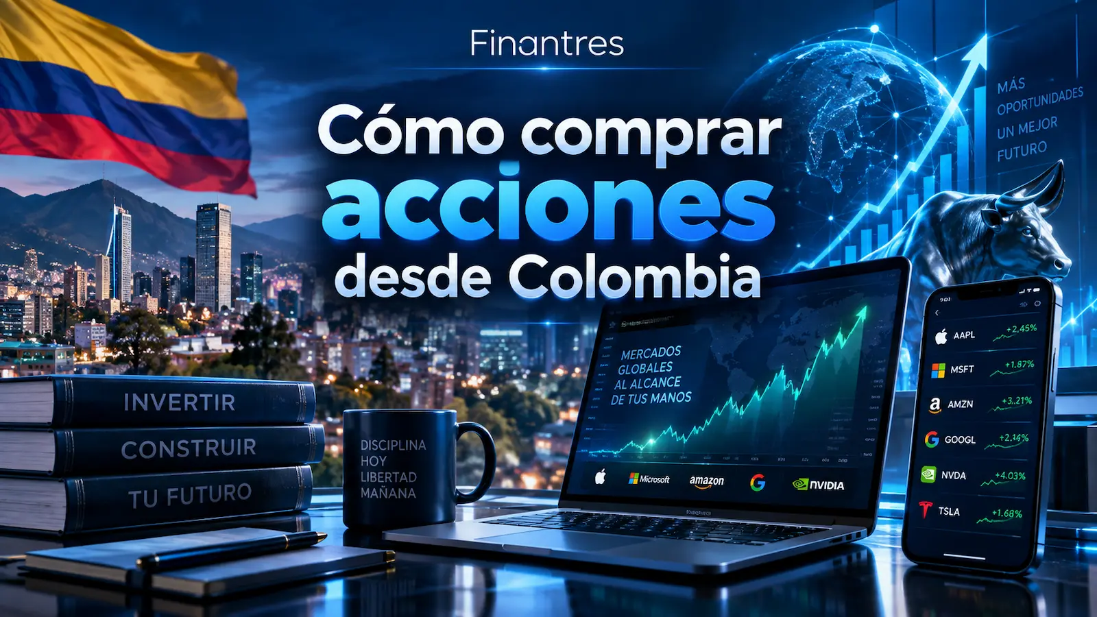 Cómo comprar acciones desde Colombia