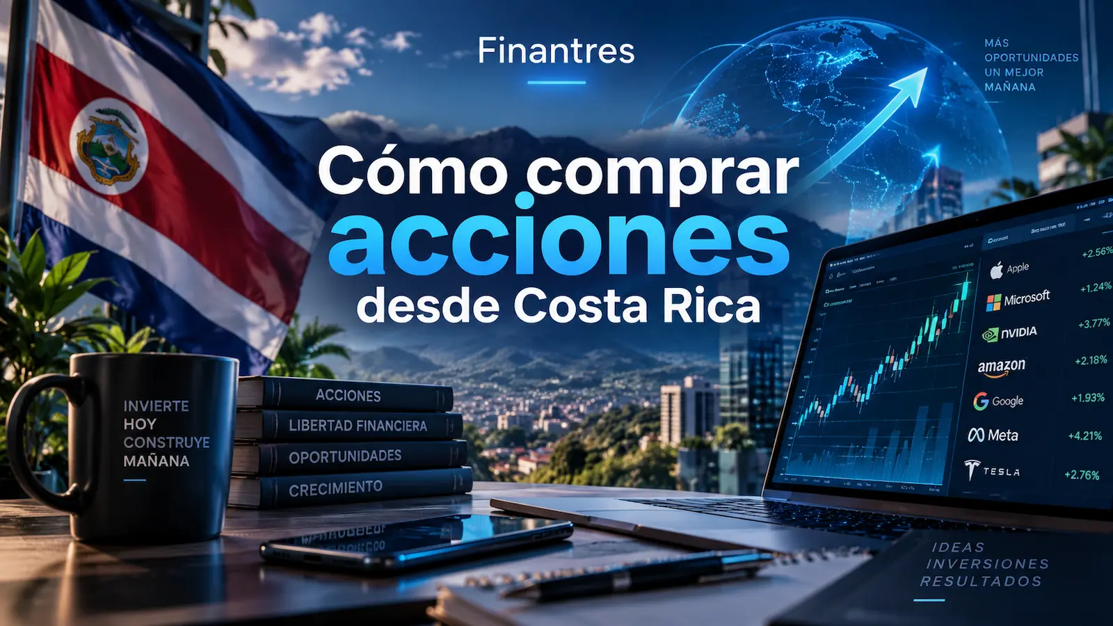 Cómo comprar acciones desde Costa Rica