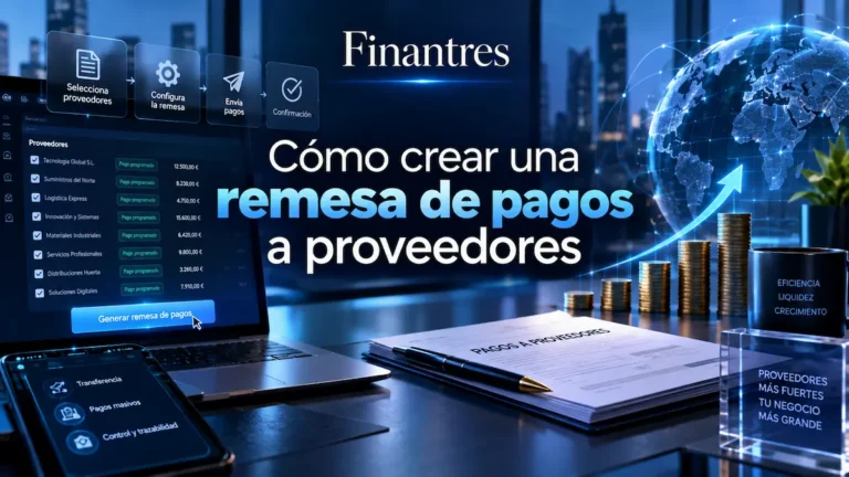 Cómo crear una remesa de pagos a proveedores