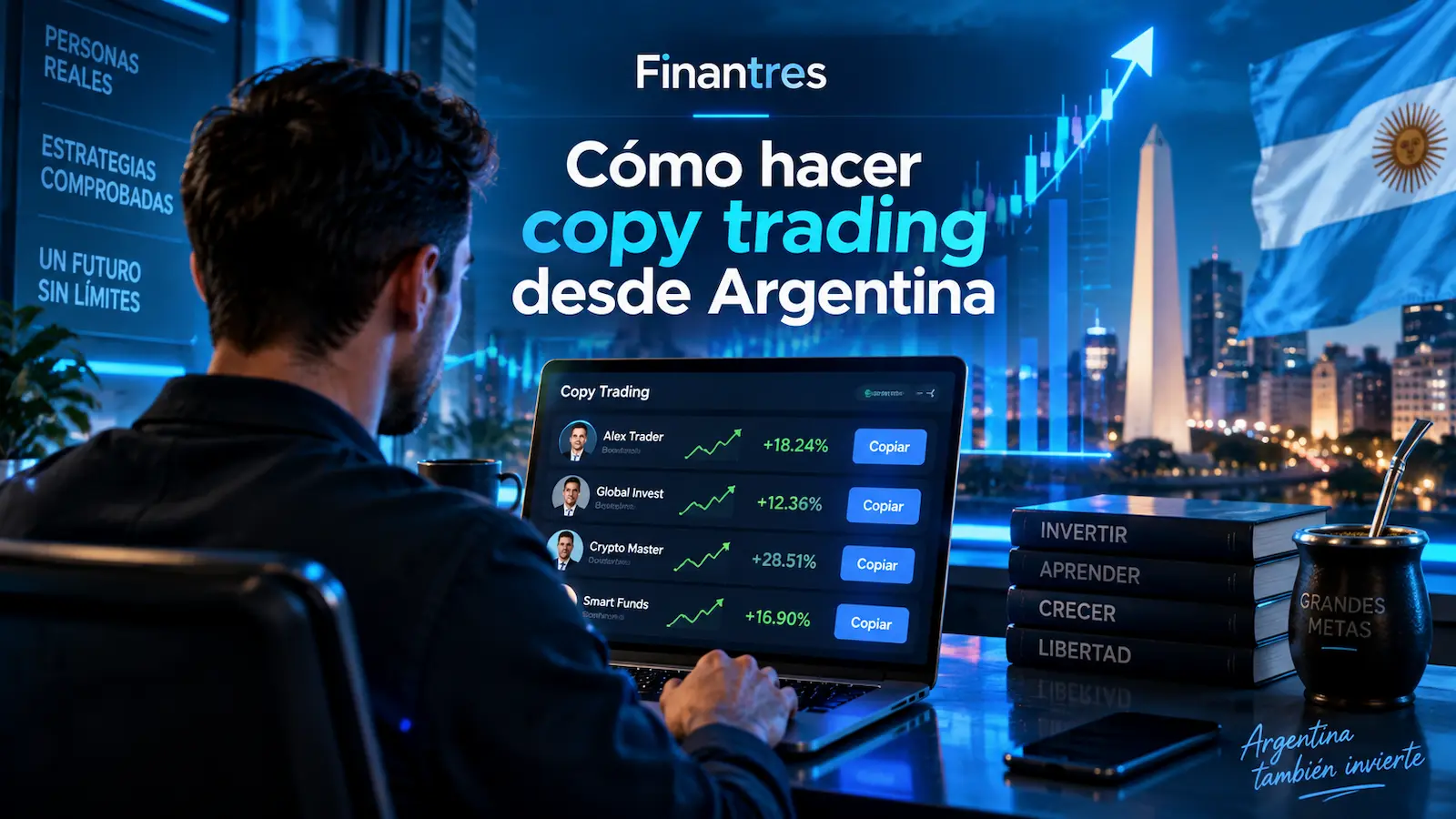 Cómo hacer copy trading desde Argentina