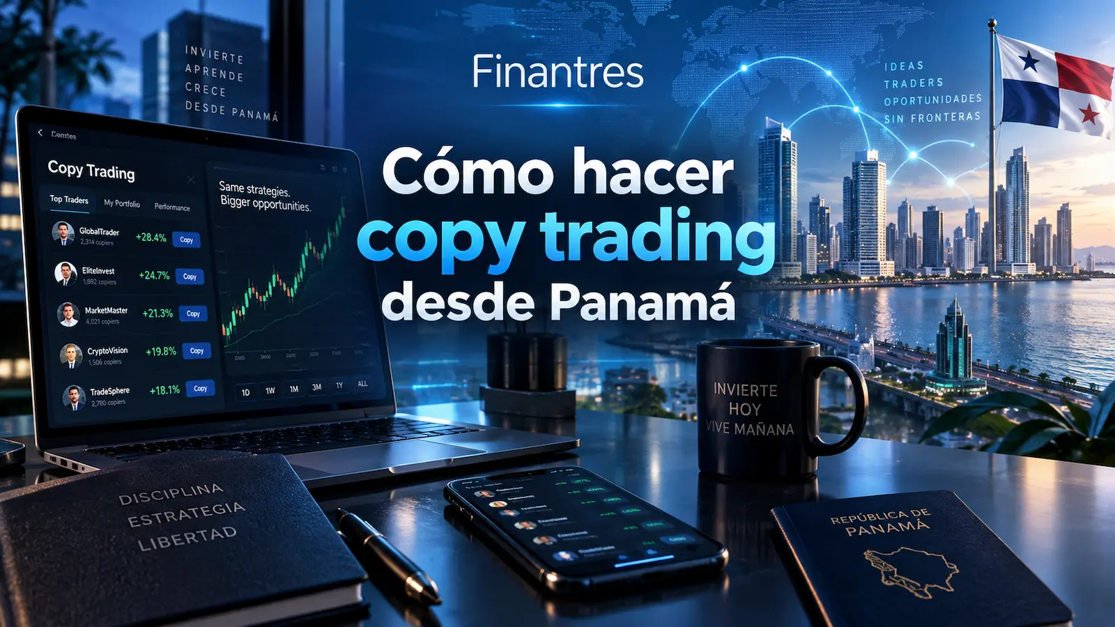 Cómo hacer copy trading desde Panamá