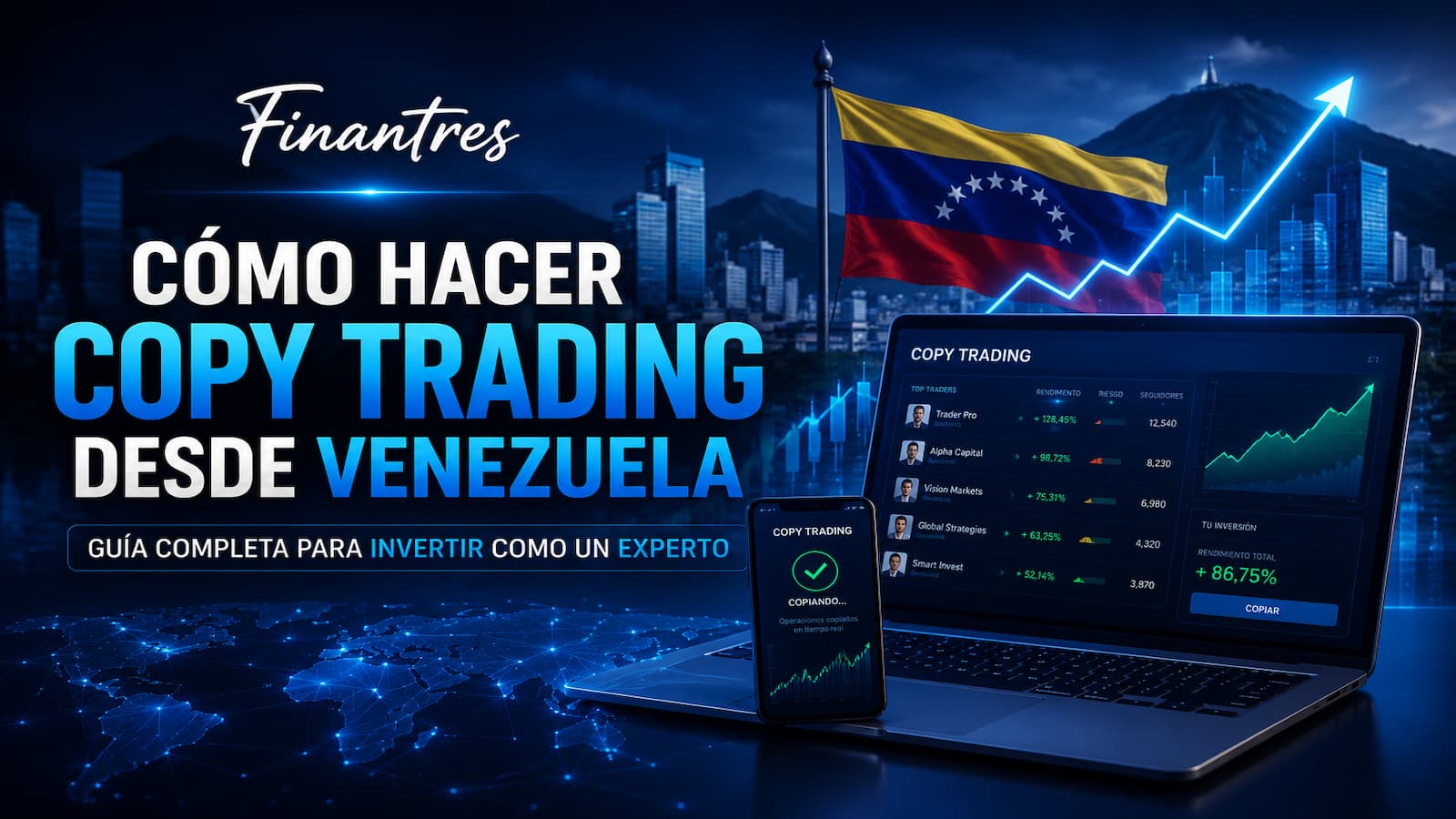 Cómo hacer copy trading desde Venezuela paso a paso