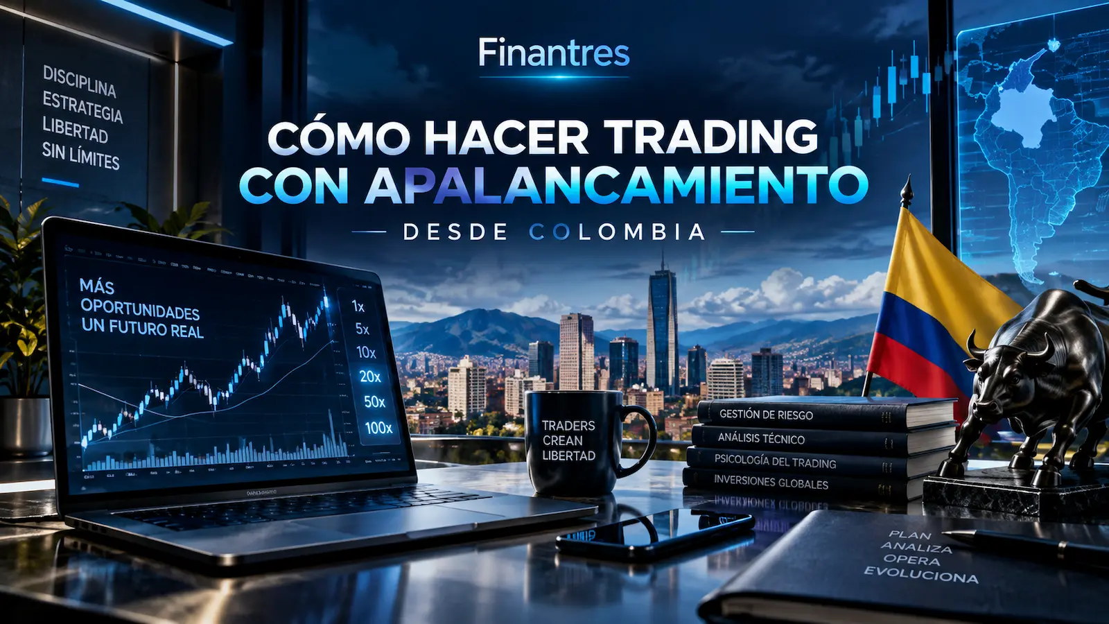 Cómo hacer trading con apalancamiento desde Colombia