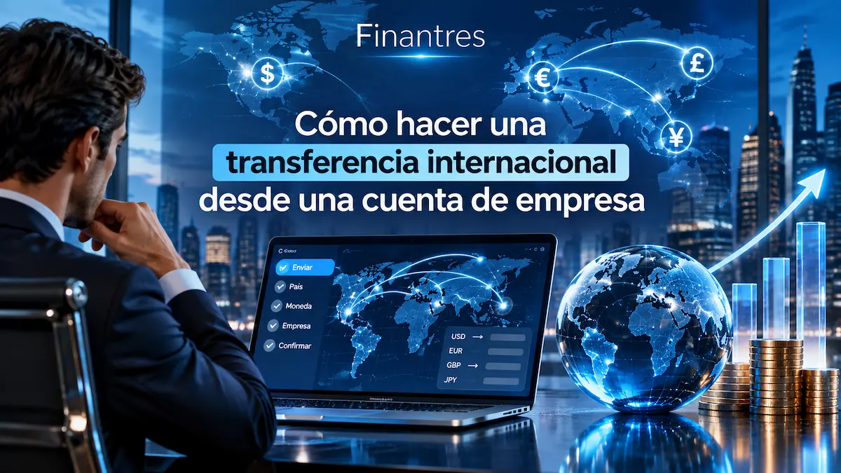 Transferencia internacional desde una cuenta de empresa