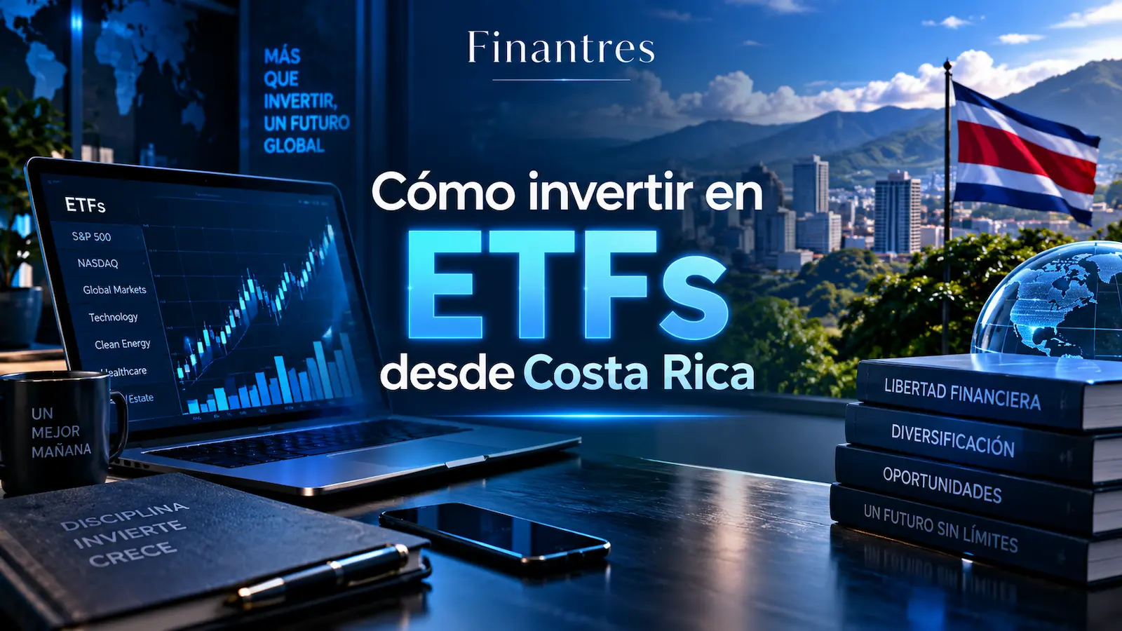Cómo invertir en ETFs desde Costa Rica