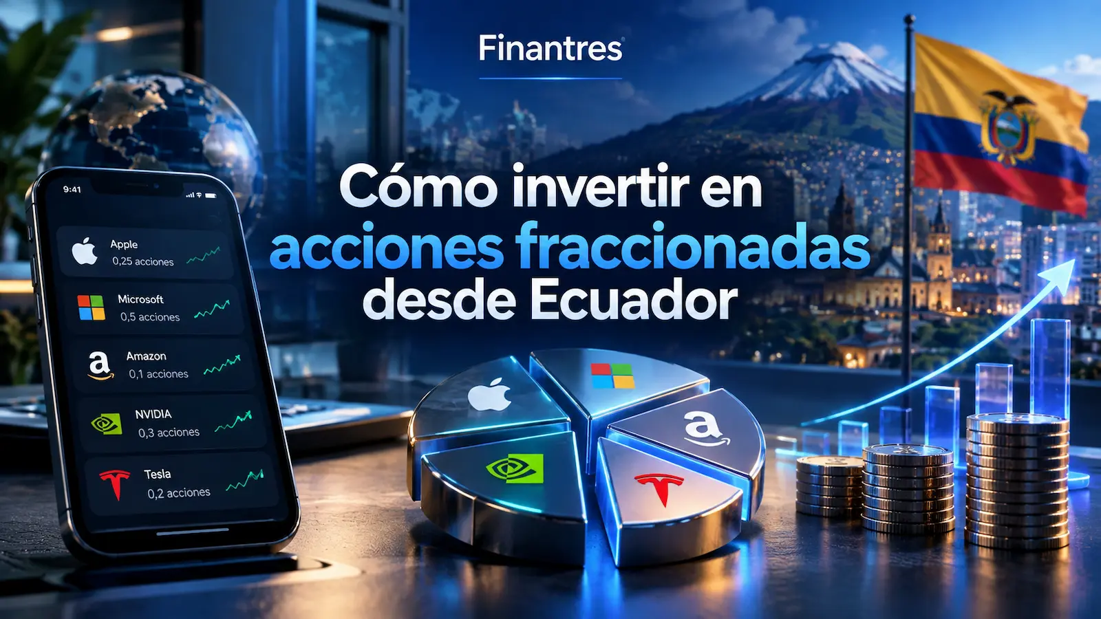 Cómo invertir en acciones fraccionadas desde Ecuador