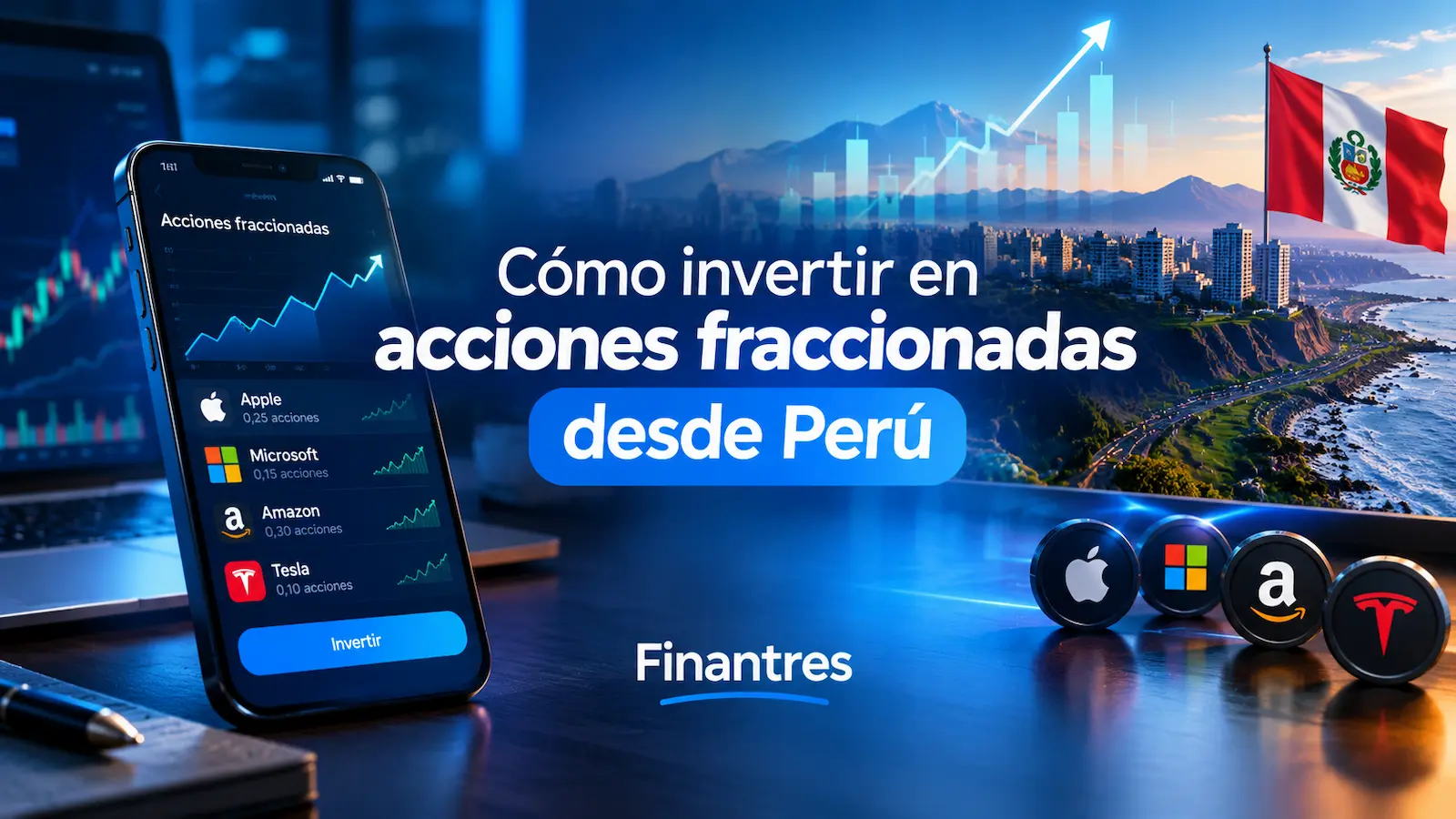 Cómo invertir en acciones fraccionadas desde Perú