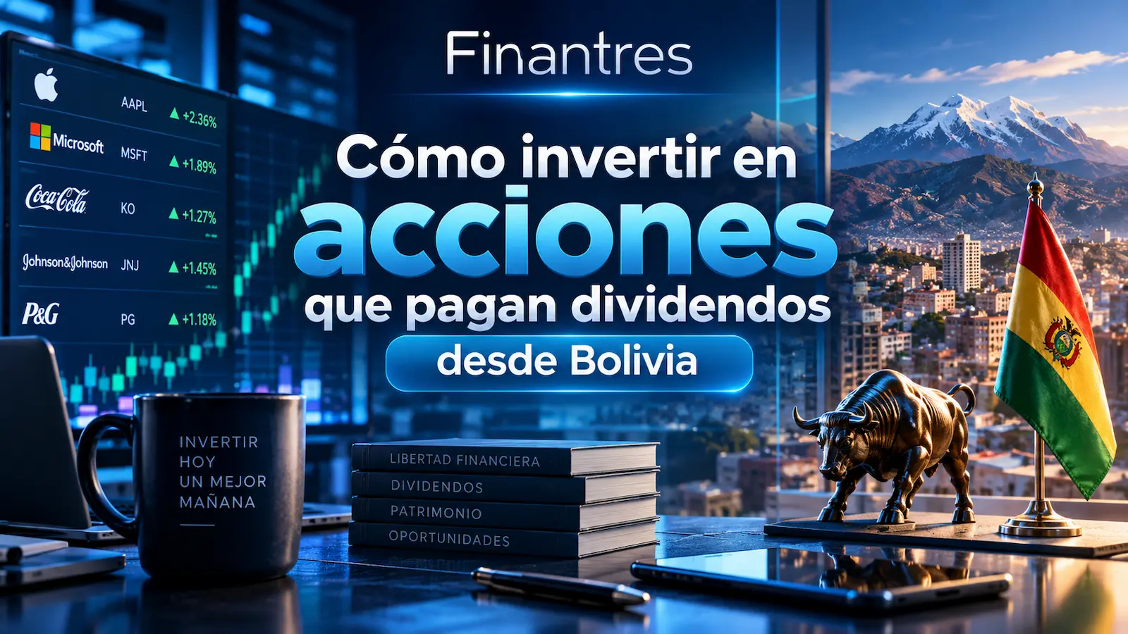 Cómo invertir en acciones que pagan dividendos desde Bolivia