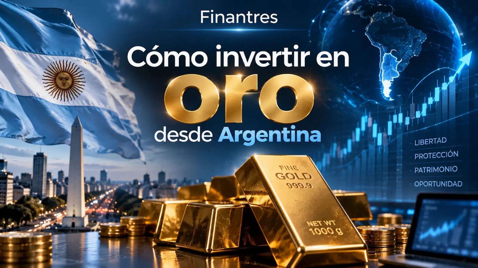 Cómo invertir en oro desde Argentina