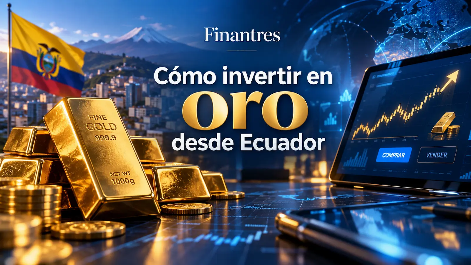 Cómo invertir en oro desde Ecuador