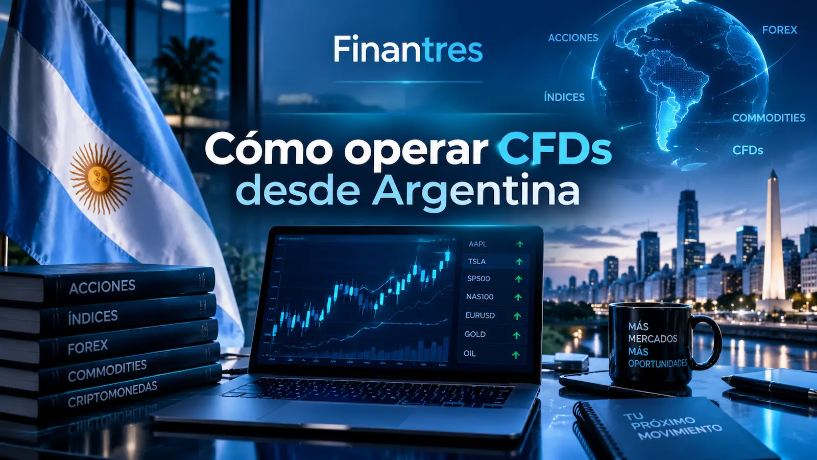 Cómo operar CFDs desde Argentina