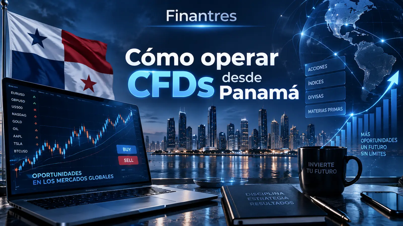 Cómo operar CFDs desde Panamá