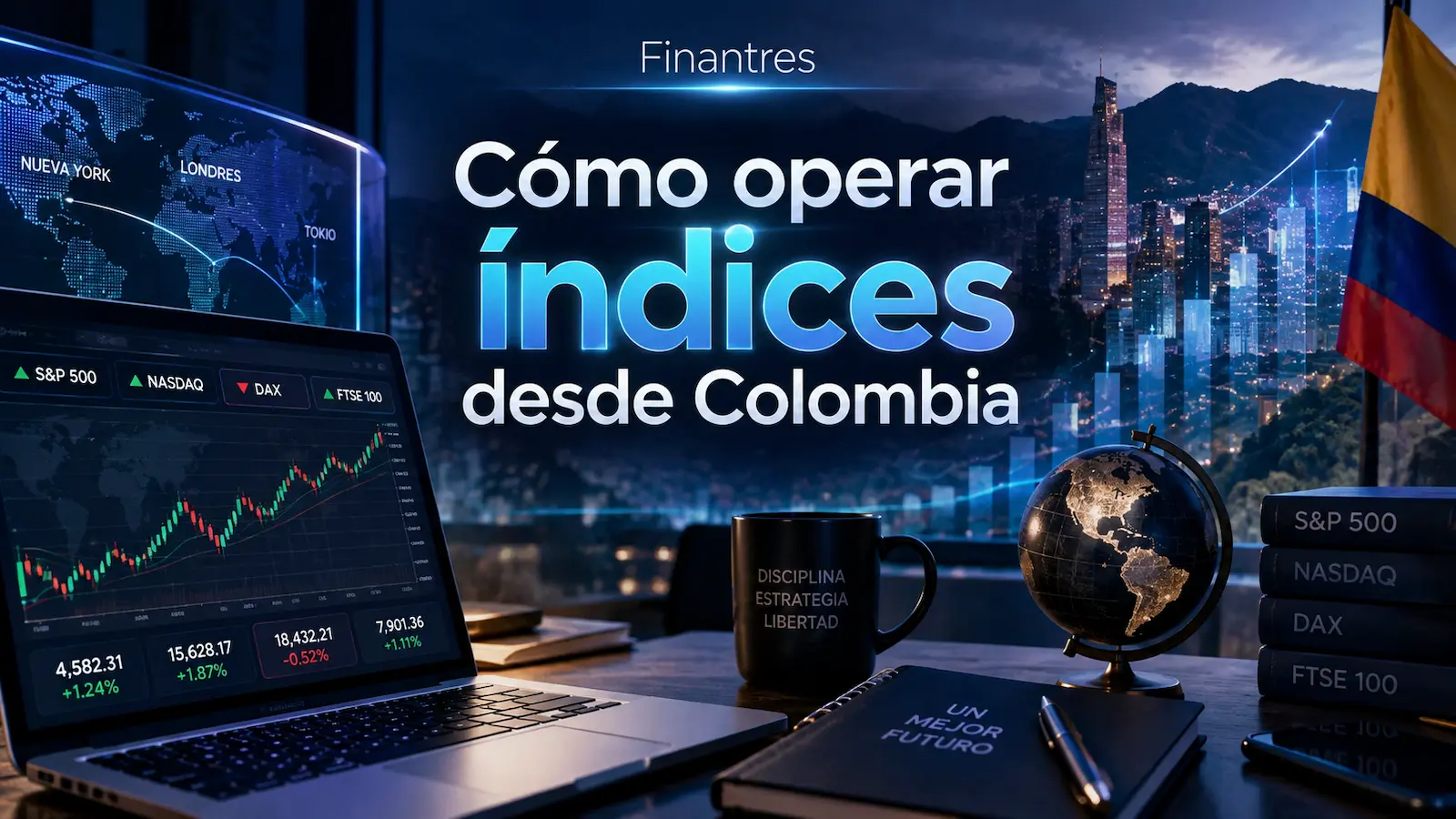 Cómo operar índices desde Colombia