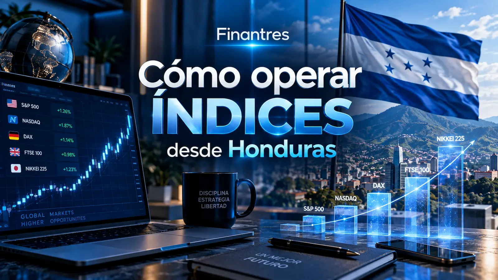 Cómo operar índices desde Honduras