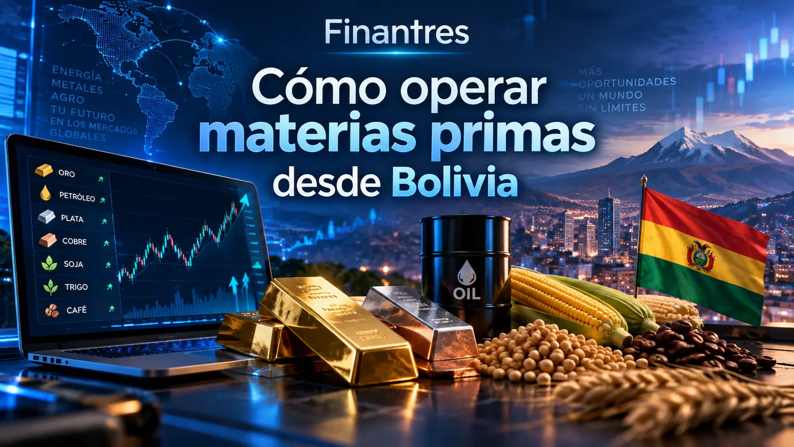 Cómo operar materias primas desde Bolivia
